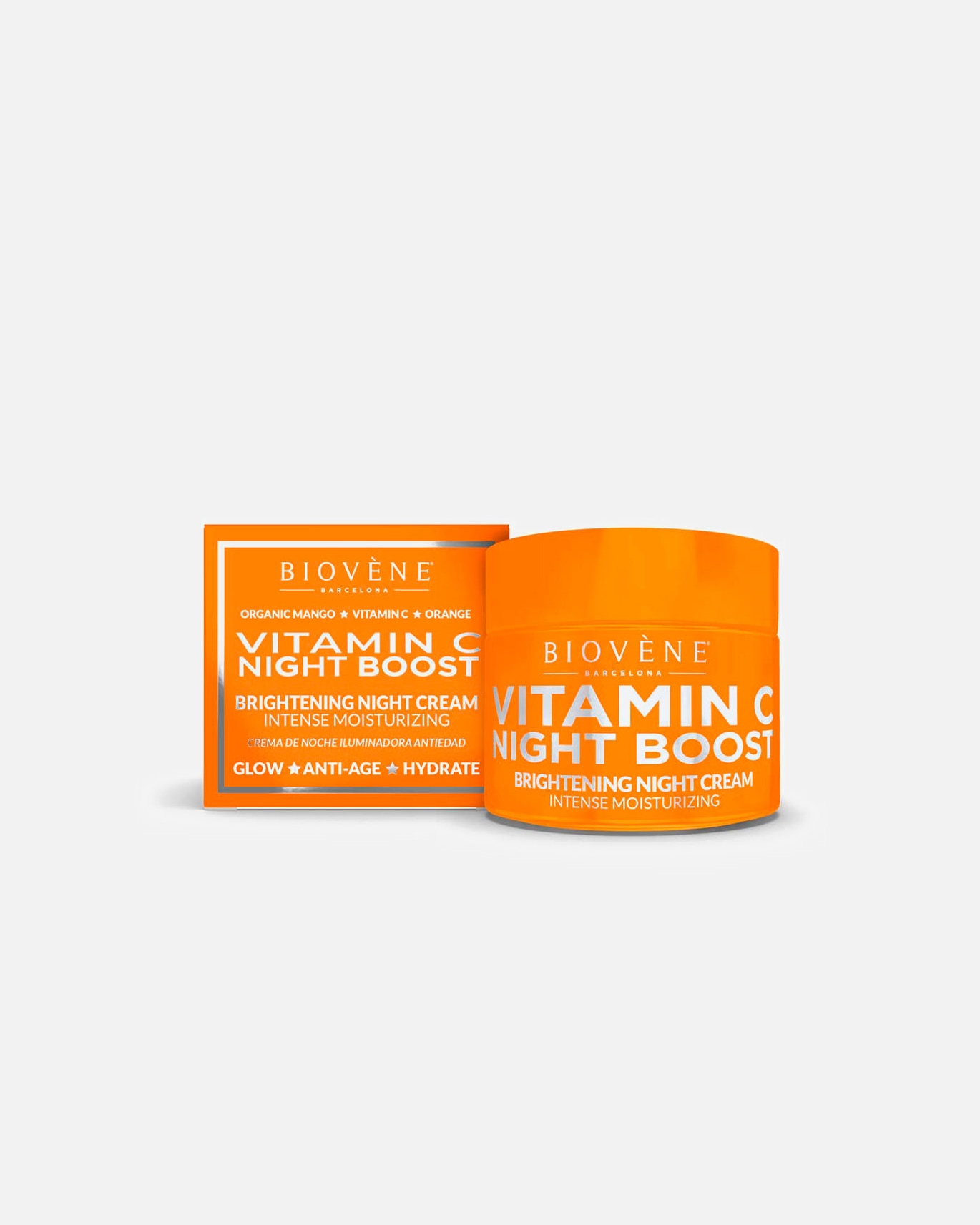 Gesichtskur für Weiblich Biovène VITAMIN C NIGHT BOOST brightening night cream intense moisturizing 50 ml