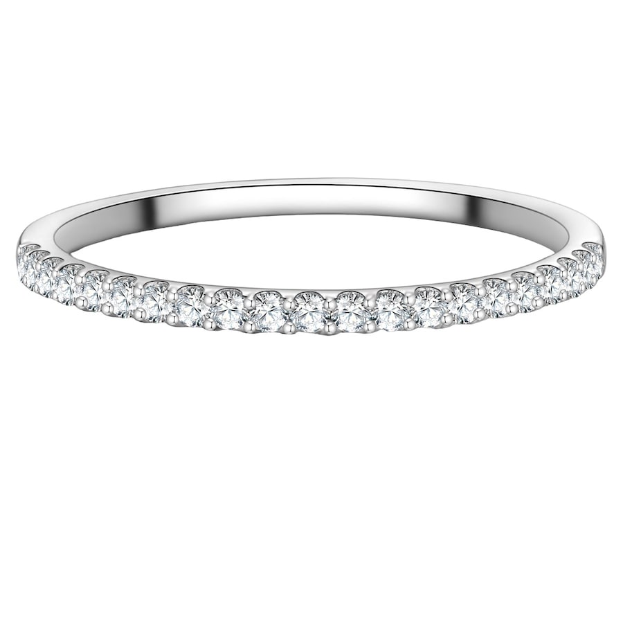 Trilani Ring aus Sterling Silber in silber mit Zirkonia 54 Damen