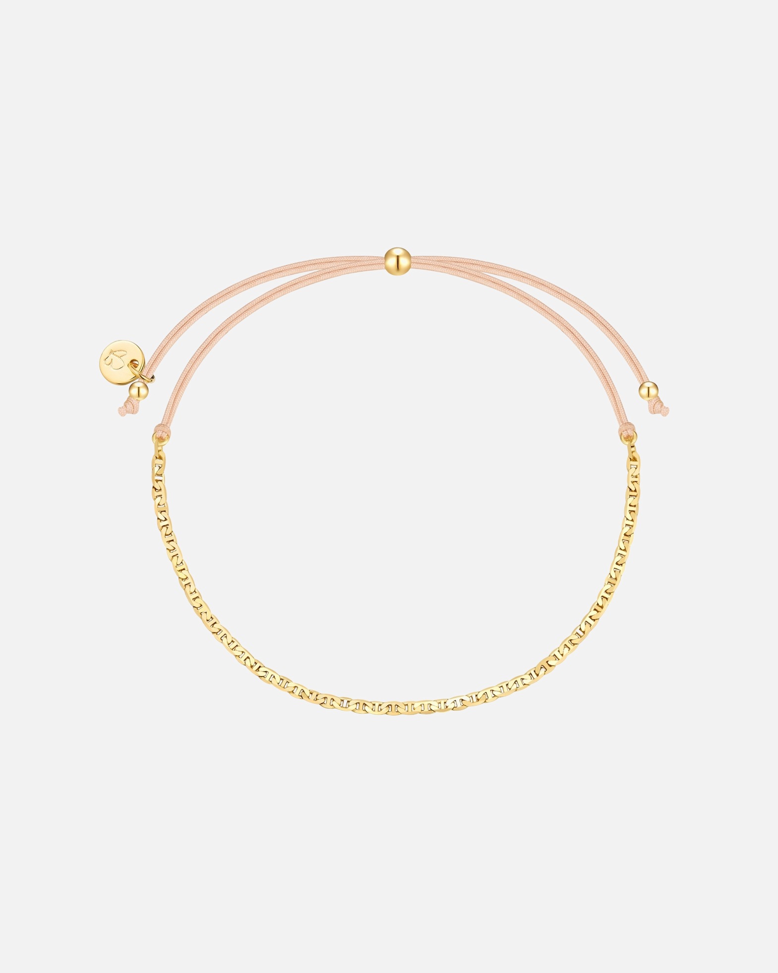 Armband für Weiblich Glanzstücke München Armband aus Sterling Silber in gelbgold 15,0 - 22,0 cm, flexibel einstellbar