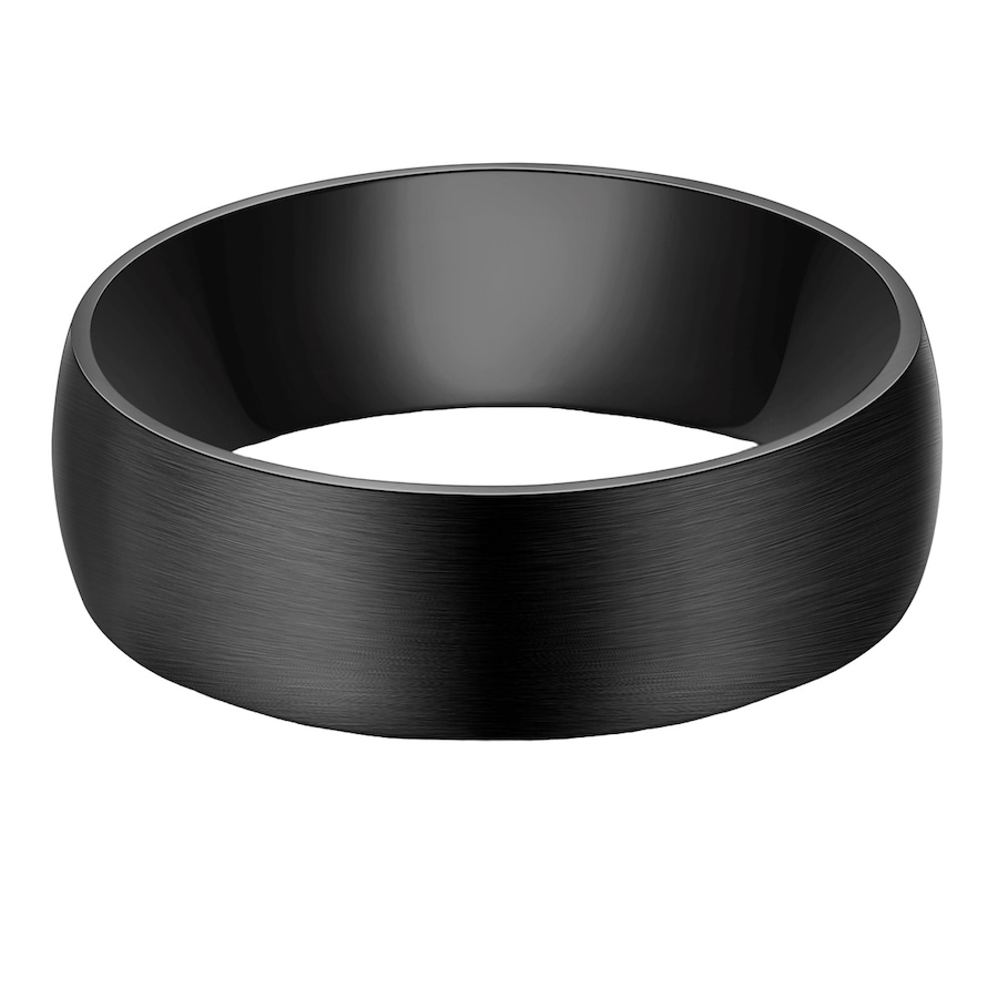 True Rebels Ring aus Edelstahl in Schwarz 70 Herren