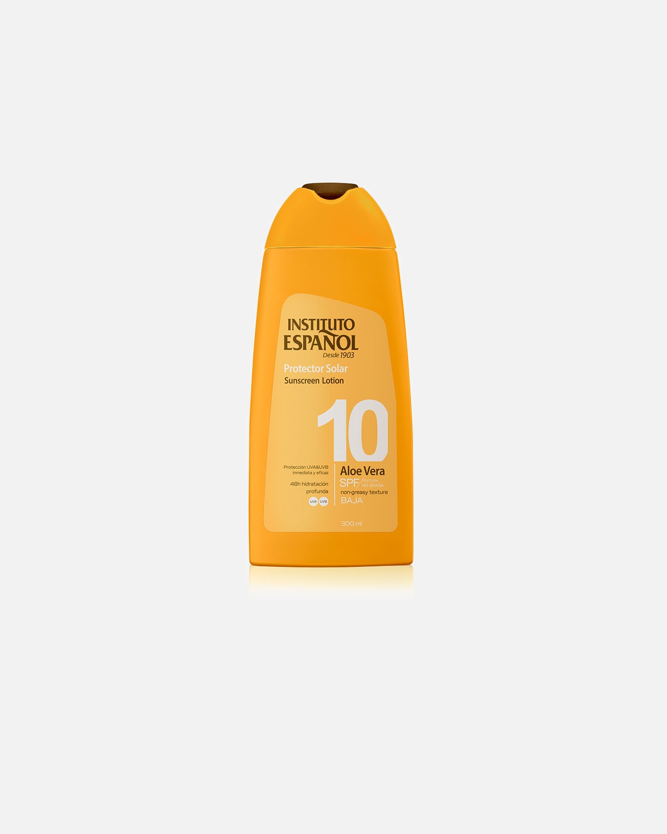 Sonnencreme für Unisex Instituto Español Aloe Vera Sonnenschutzlotion LSF 10 300 ml