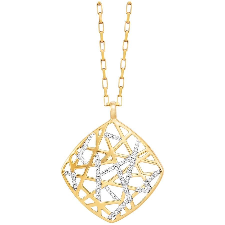 Julie Julsen Anhänger mit Kette 925/- Sterling Silber ohne 45cm Weiss Damen