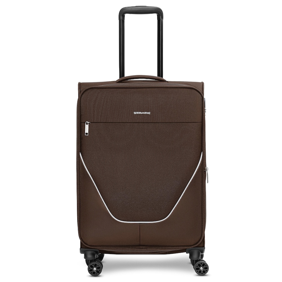 Stratic taska 4-Rollen Trolley M 65 cm mit Dehnfalte coffee Braun Herren