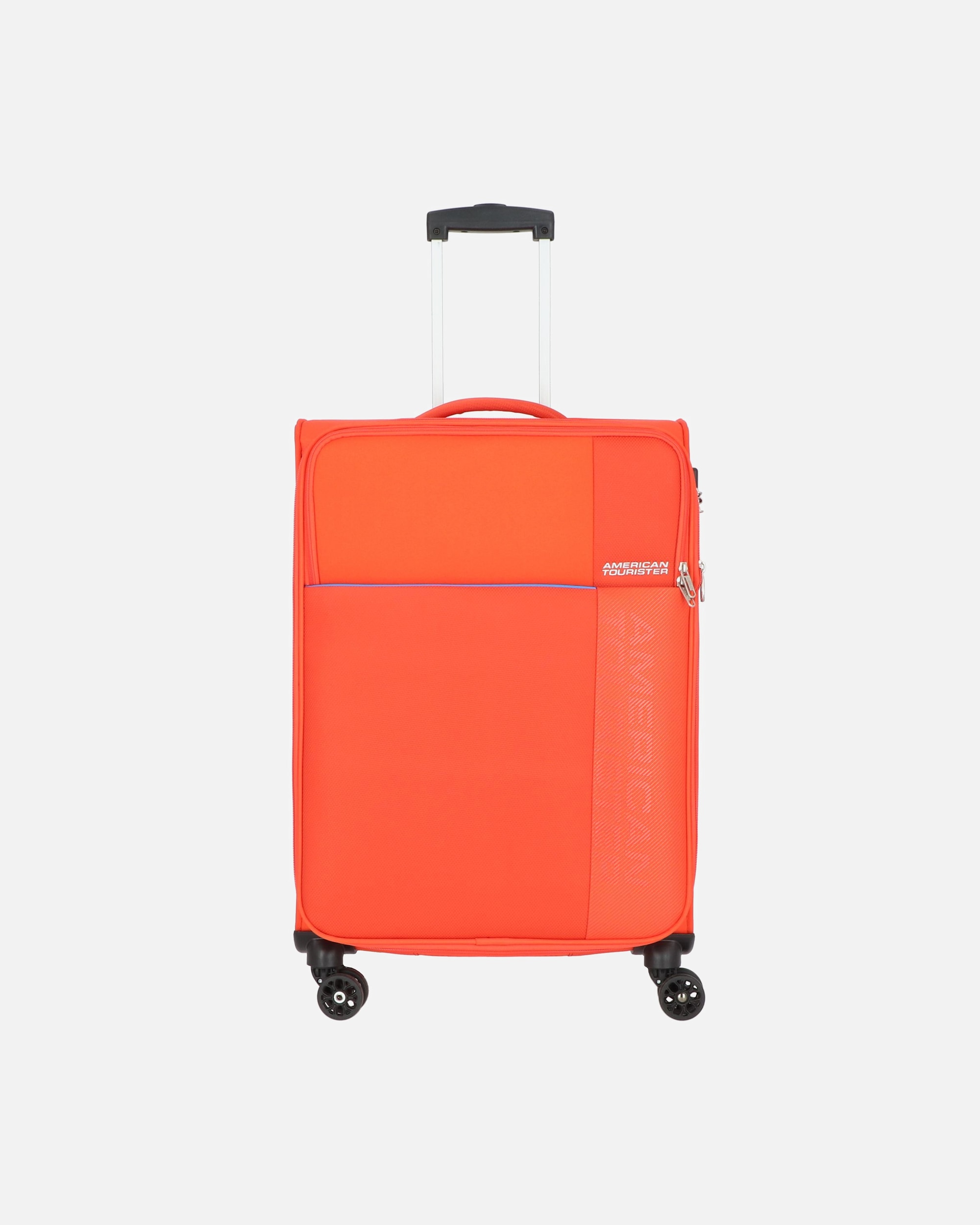 Koffer für Männlich American Tourister Fun Cruise 4 Rollen Trolley 68 cm red blue