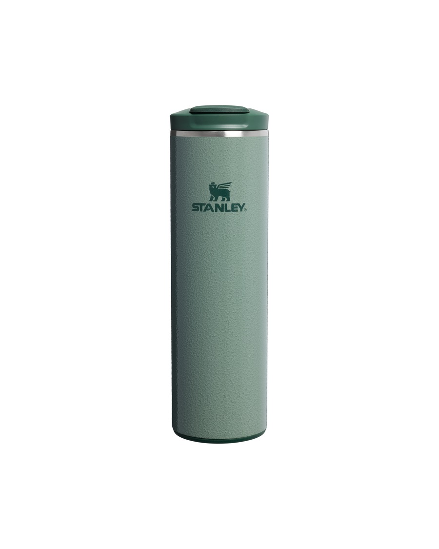 Stanley 1913 Thermobecher - 0,47L THE TRANSIT FLIPTOP MUG Hammertone Green Grau