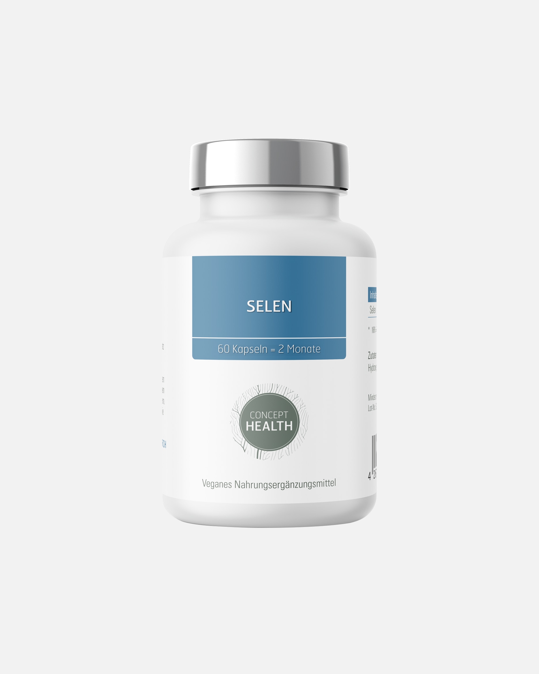 Immunstärkendes Mittel für Unisex CONCEPT HEALTH Default Brand Line SELEN – veganes hochwertiges Spurenelement 60 Kapseln