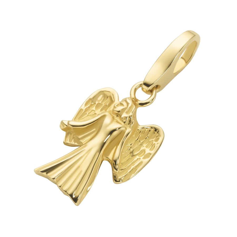 Giorgio Martello Milano Charm Schutzengel, Silber 925 Gold Damen