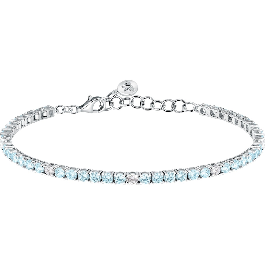 Morellato Armband 925er Silber, recycelt blau, silber Damen