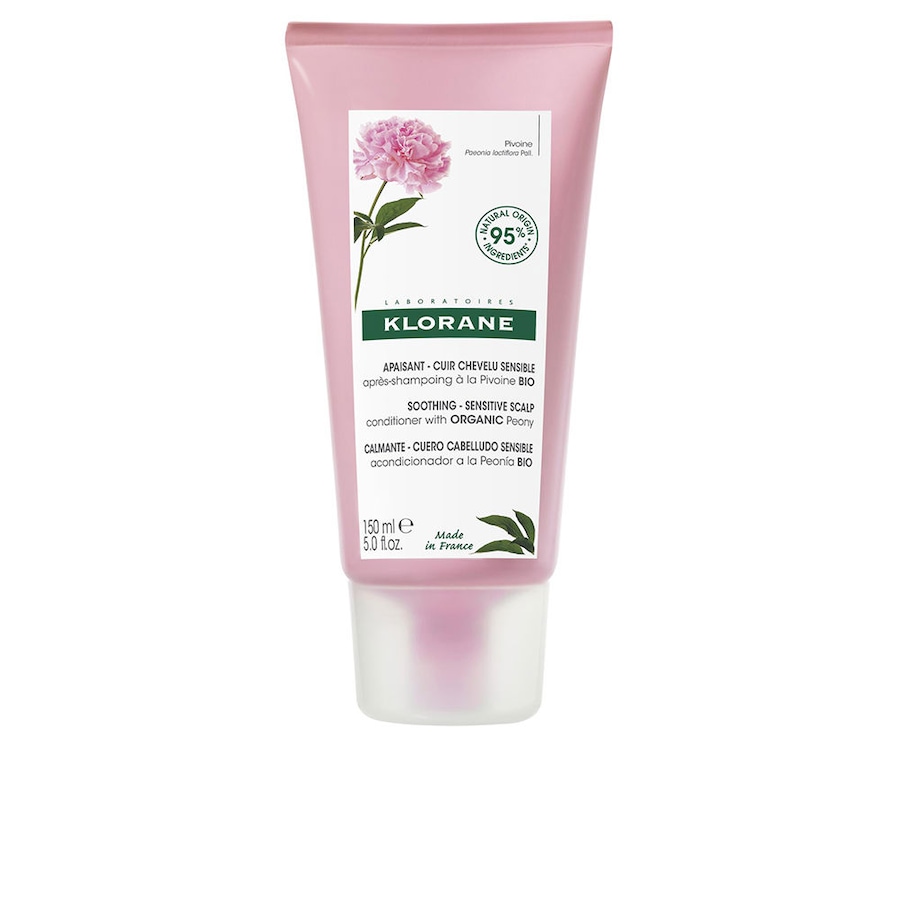 Klorane BERUHIGENDER &, ANTI-IRRITIERENDER Gel-Conditioner mit Pfingstrose 150 ml