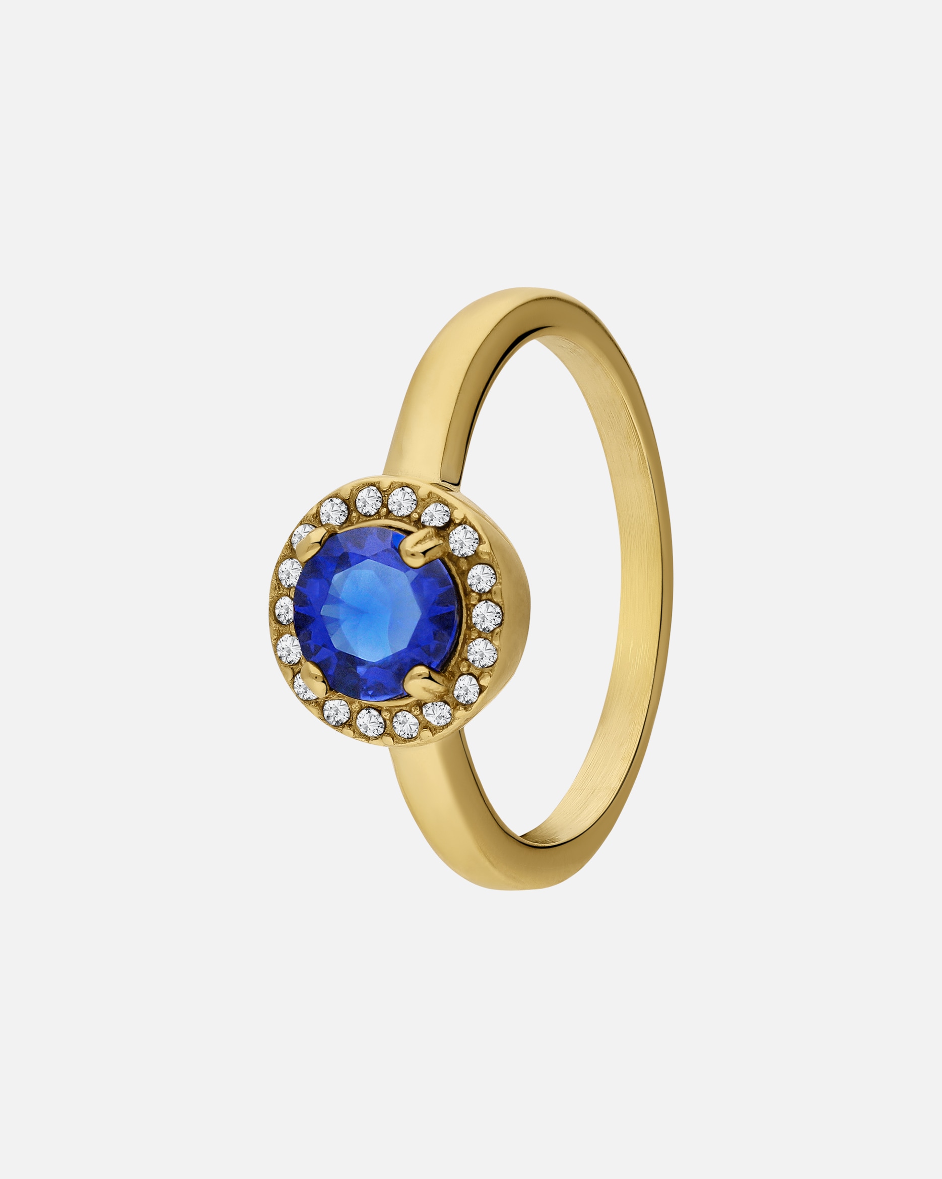 Ring für Weiblich Lucardi Ring Stahl - Gelbgold 63mm