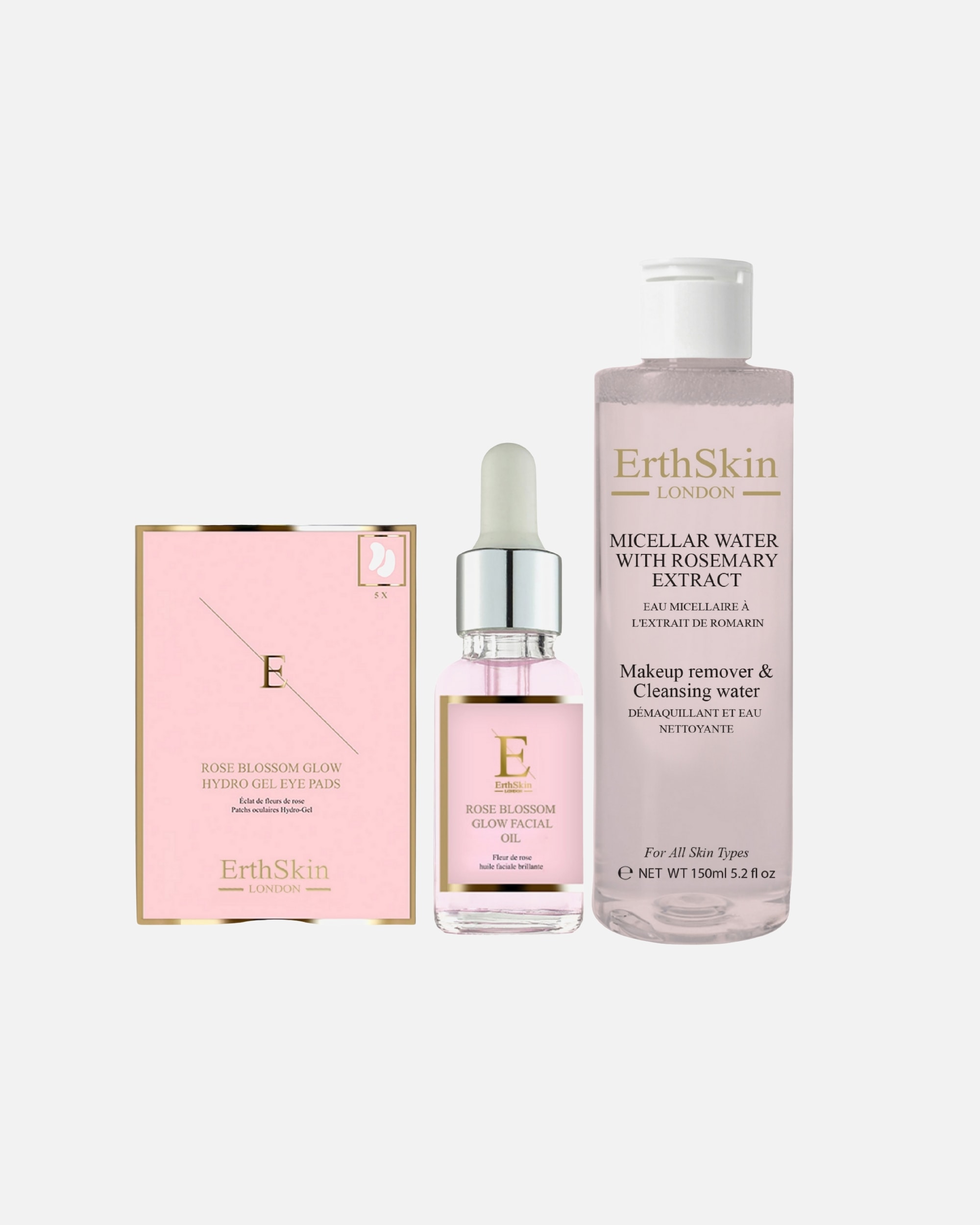 Anti-Aging Pflege für Weiblich ErthSkin London Rose Glow Reinigungsset 1 Stück Stück