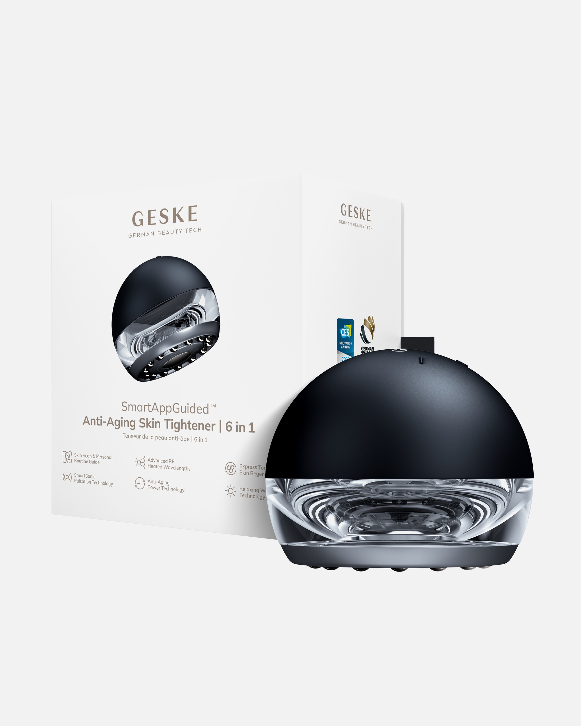 Multifunktionsgerät für Unisex GESKE GESKE Anti-Aging Skin Tightener | 6 in 1 Black