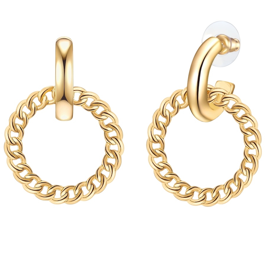 Yokoamii Ohrhänger Metall-Legierung in Gelbgold 47,9 mm Damen