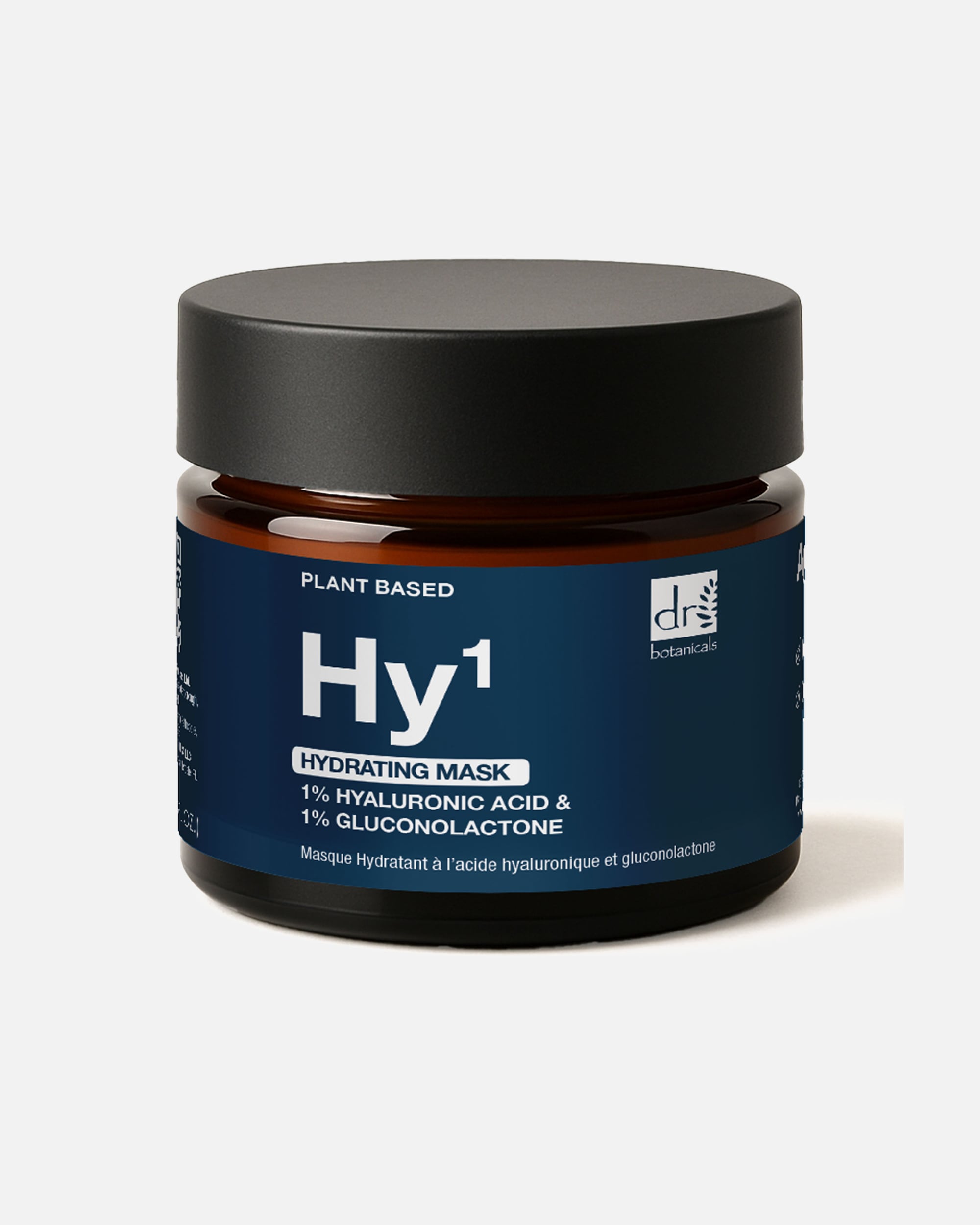 Anti-Aging Maske für Unisex Dr Botanicals Feuchtigkeitsmaske mit 1% Hyaluronsäure und 1% Gluconolacton 60 ml