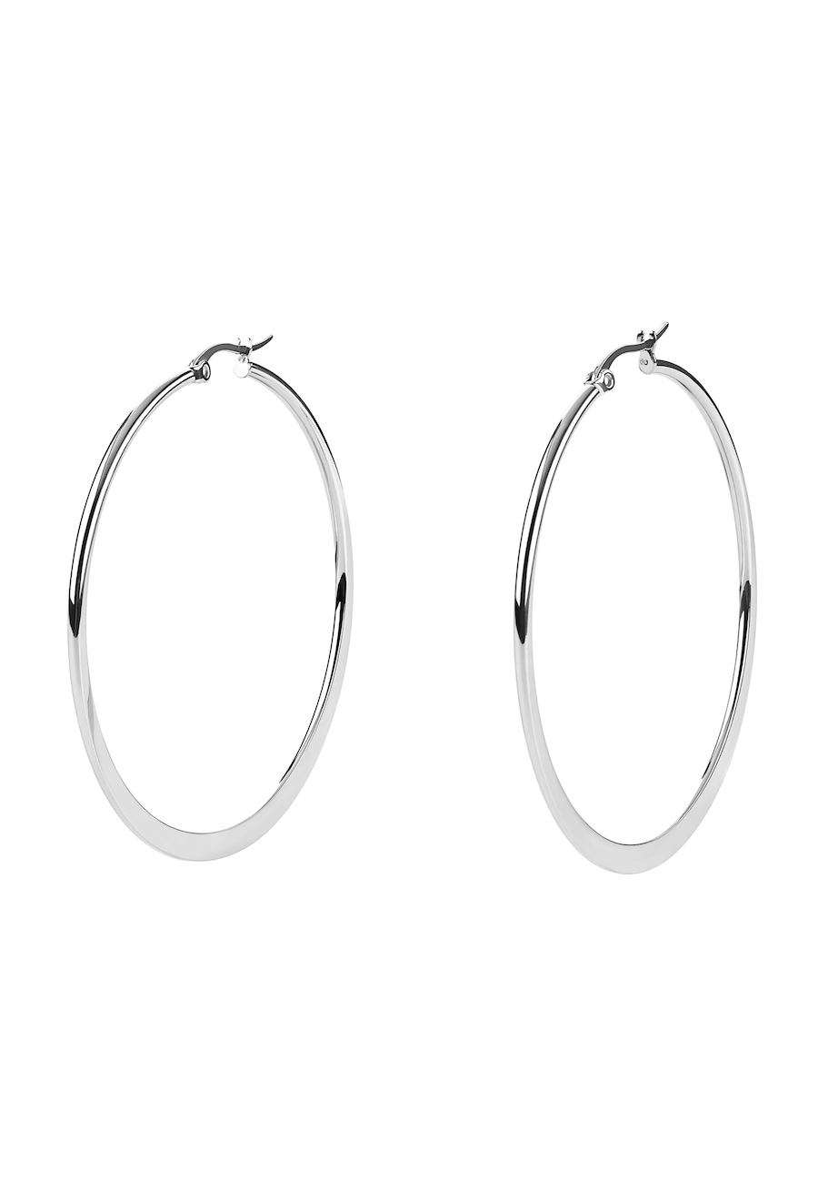 Heideman Ohrschmuck Ohrcreole silberfarben poliert 35mm Damen