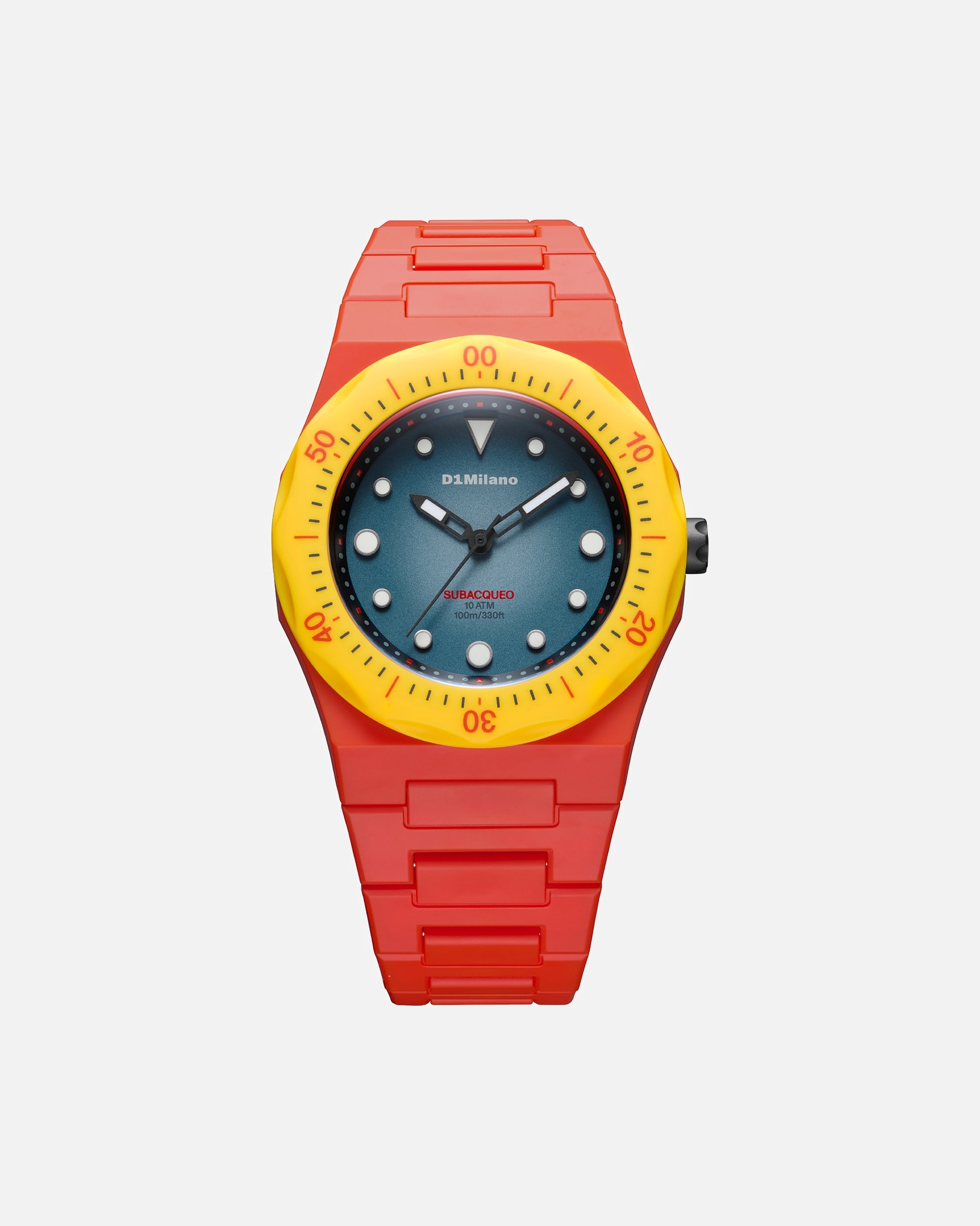 Uhr für Männlich D1 Milano Default Brand Line Herrenuhr Polycarbonat rot