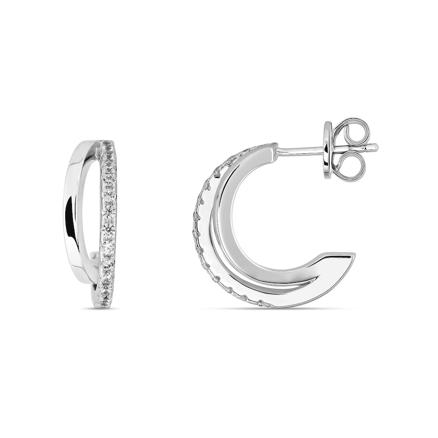 FAVS Creolen 925er Silber One Size Damen