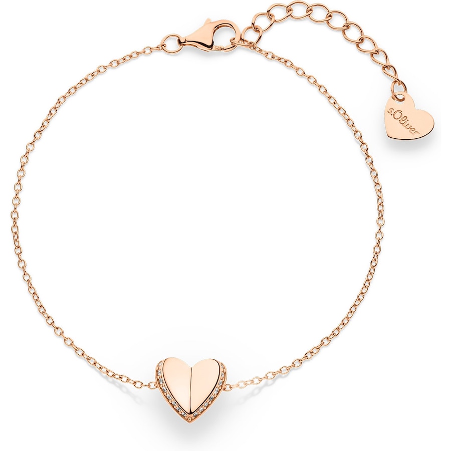 s.Oliver Armband Edelstahl silber Damen