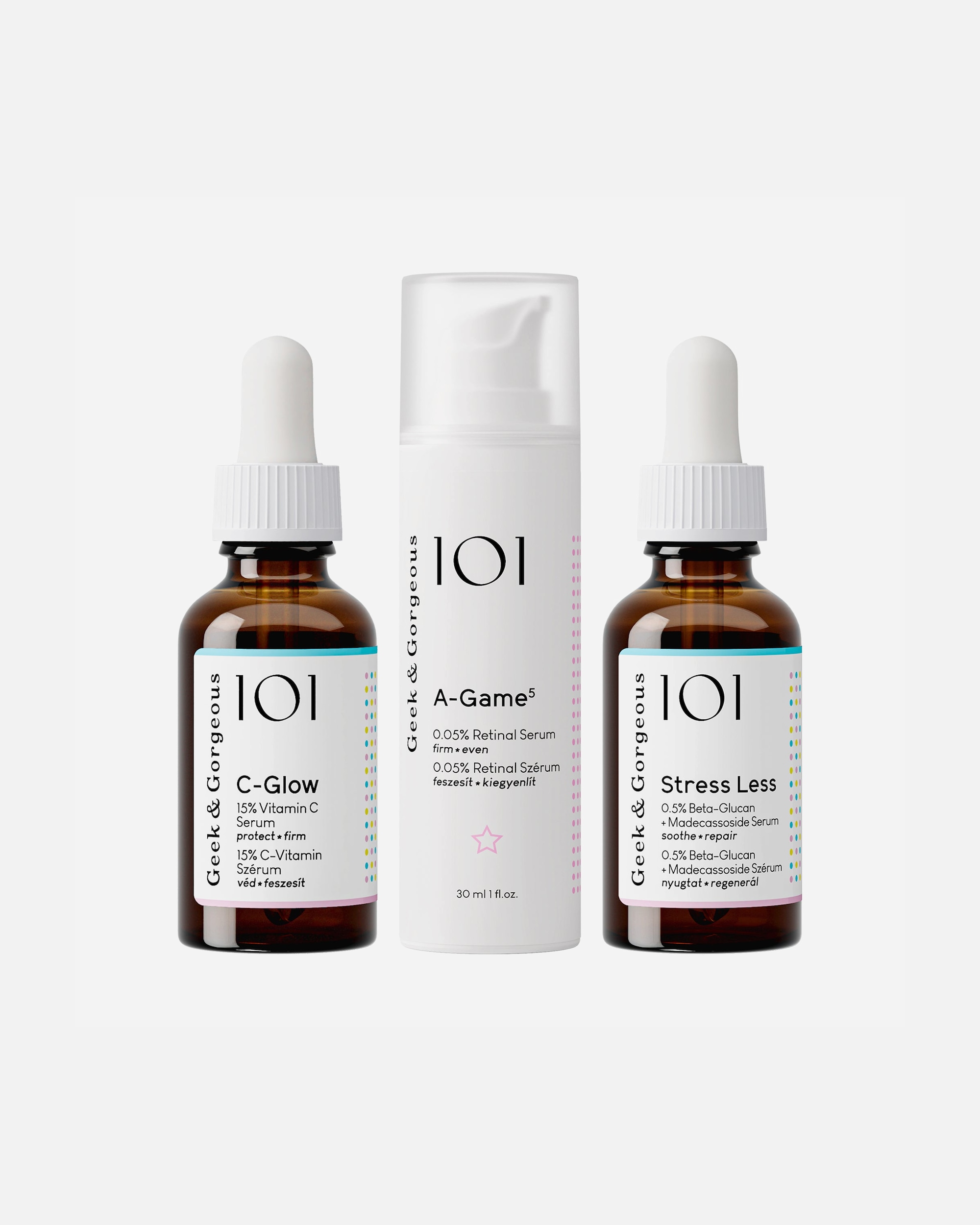 Gesichtspflegeset für Unisex Geek & Gorgeous Default Brand Line Age Smart Kit 1