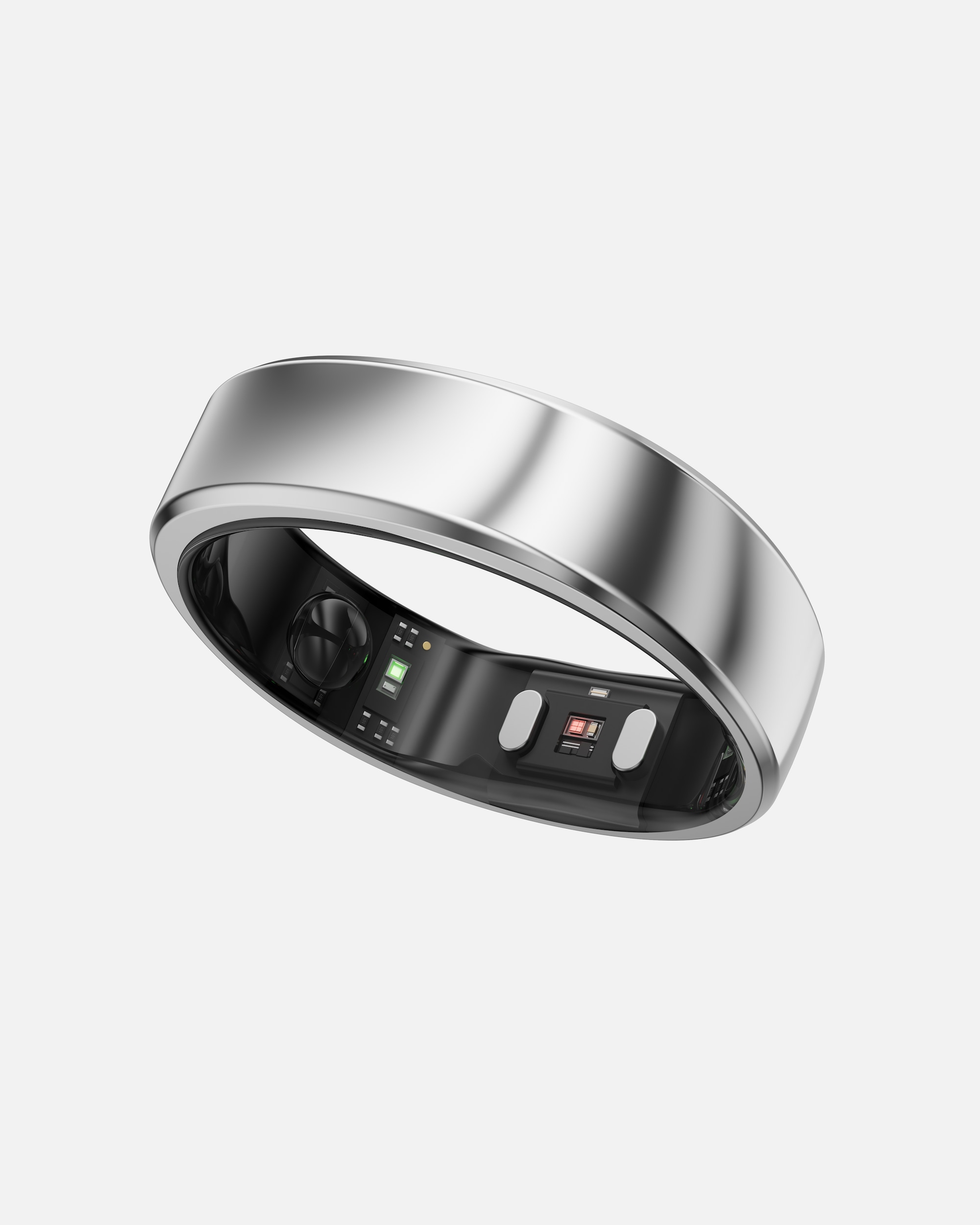 Fitnesszubehör für Unisex RingConn Default Brand Line RINGCONN Smart Ring Gen2 Air Silber 1 Stück