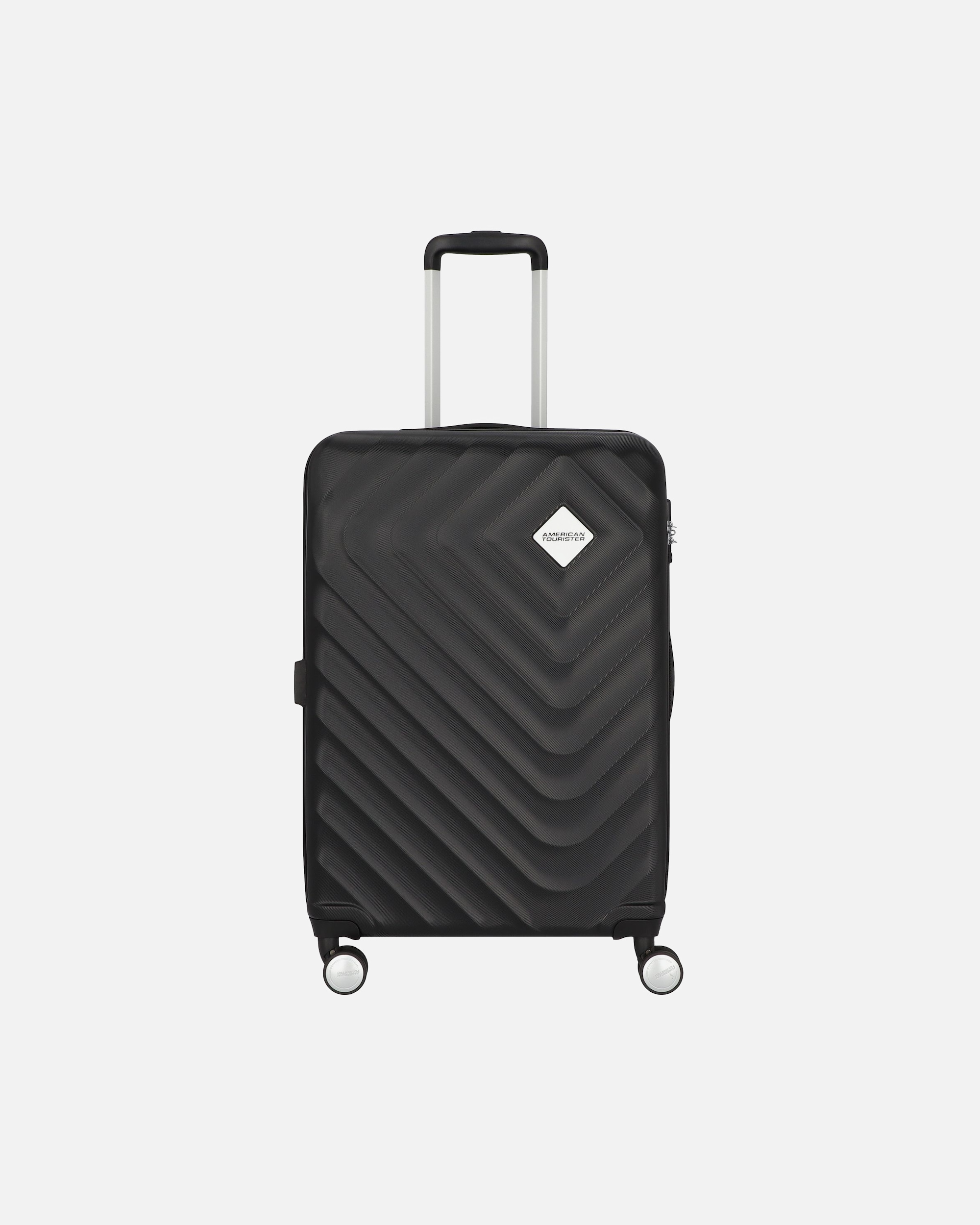 Koffer für Männlich American Tourister Summer Square 4 Rollen Trolley 67 cm mit Dehnfalte black