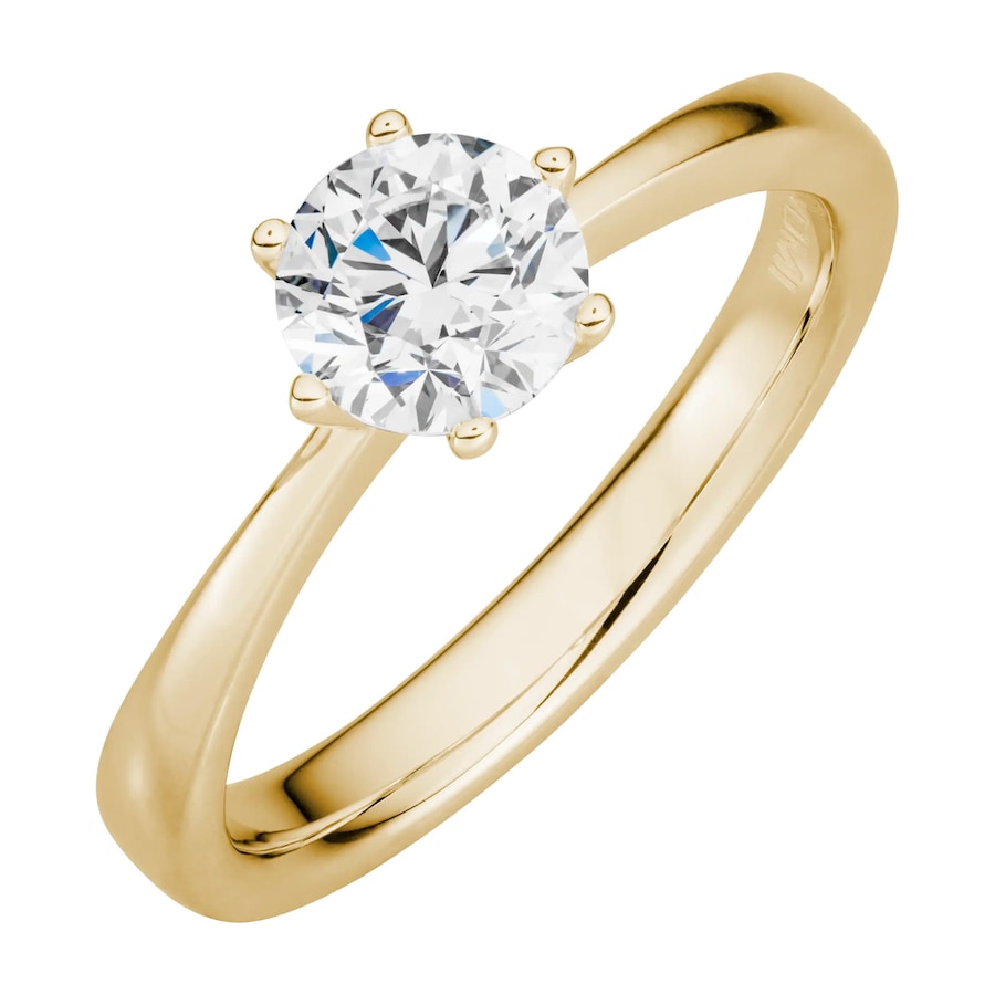 Lyomi Ring 585/- Gold Diamant Lab Grown weiß 1,0ct. 054 (17,2) Damen