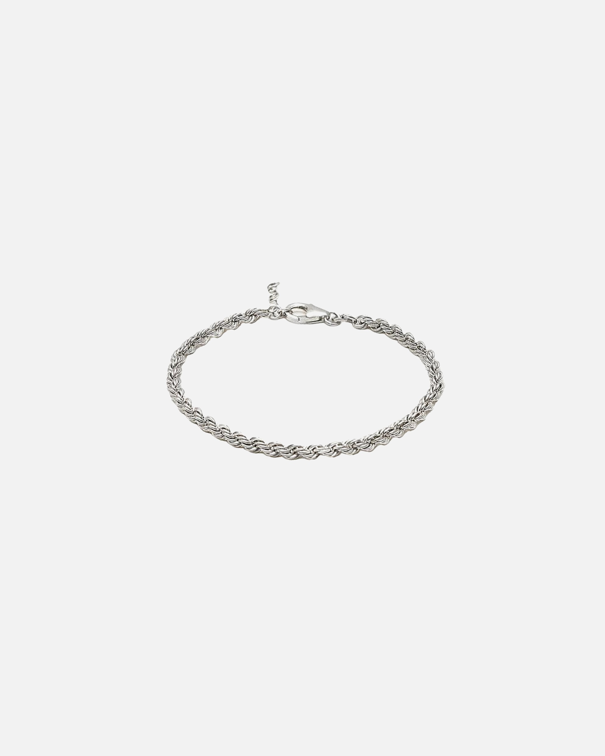 Armband für Weiblich Stilnest Kordel 925 Sterling Silber silberfarben