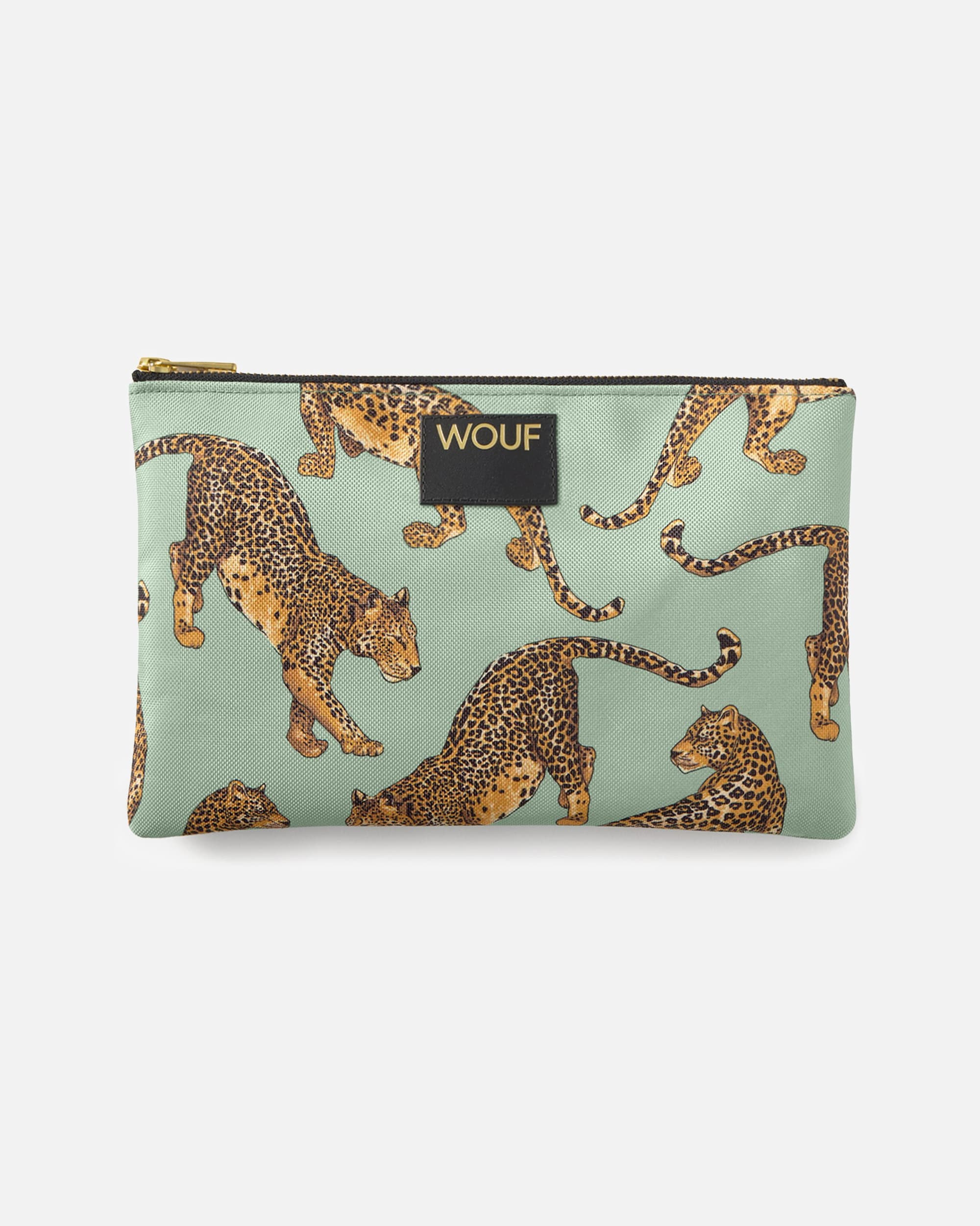 Kosmetiktasche für Weiblich Wouf Daily Kosmetiktasche emerald leopard