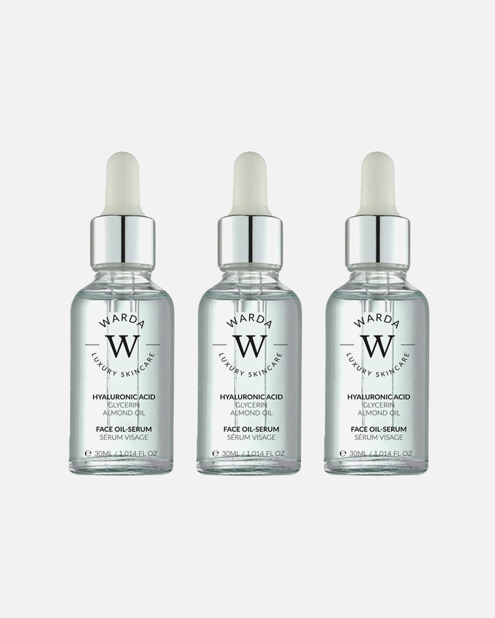 Hyaluronsäure Serum für Weiblich WARDA LUXURY SKINCARE Hyaluron serum Trio 1 Stück