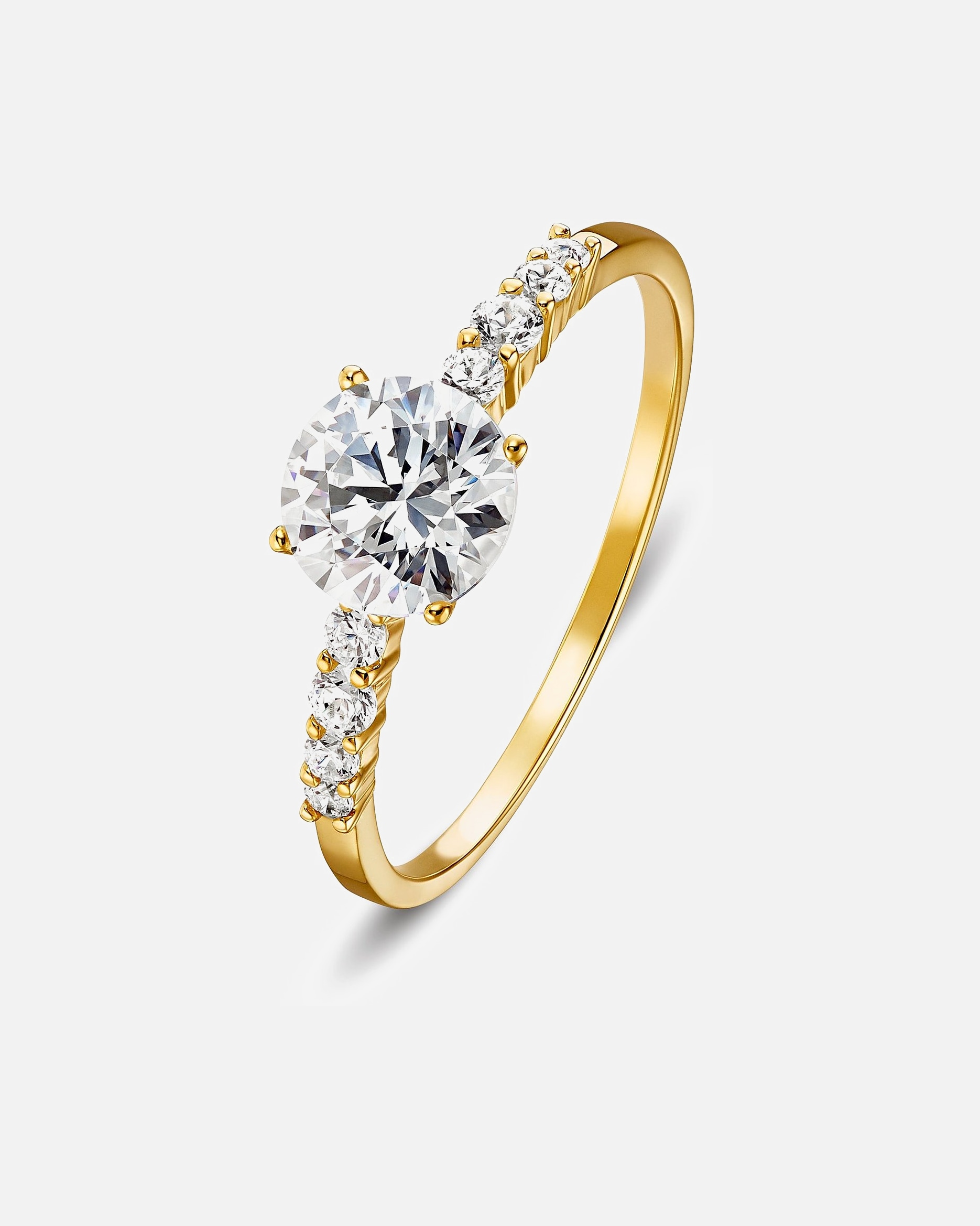 Ring für Weiblich CHRIST Damenring 375er Gelbgold 54