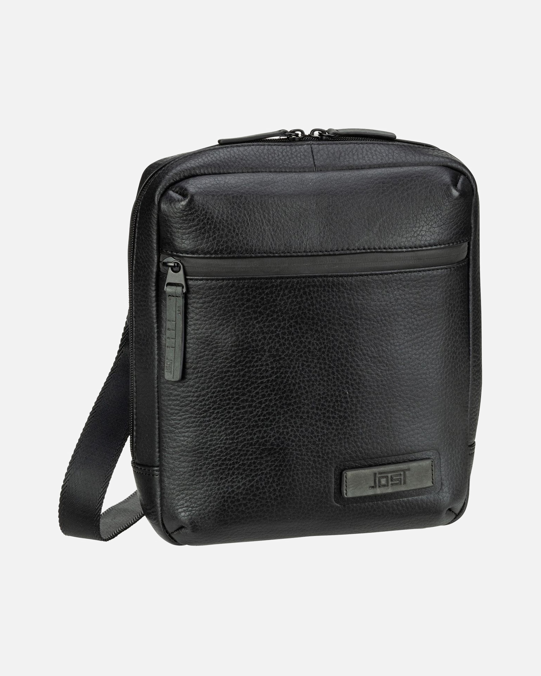 Umhängetasche für Männlich Jost Bodybag Stockholm Zip S Black