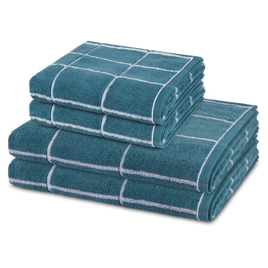 ROSS Handtuch-Set Sensual Skin (4-teilig) Pazifik Petrol