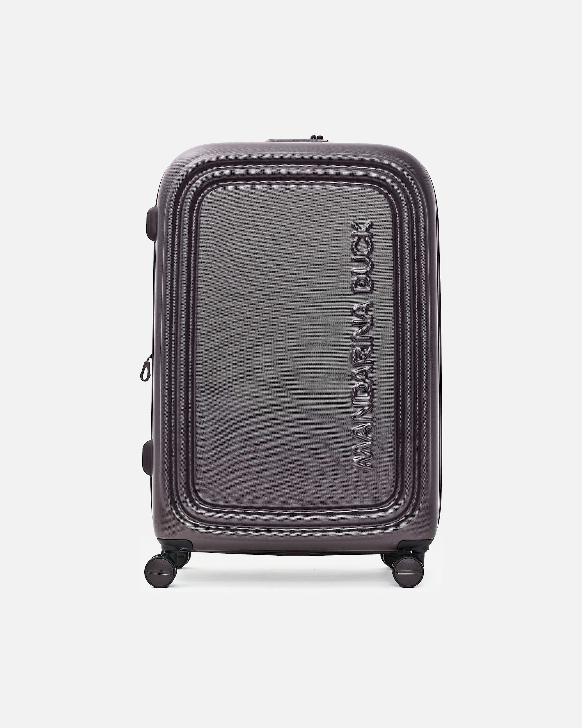Koffer für Männlich Mandarina Duck Logoduck + 4 Rollen Trolley L 75 cm choco ice