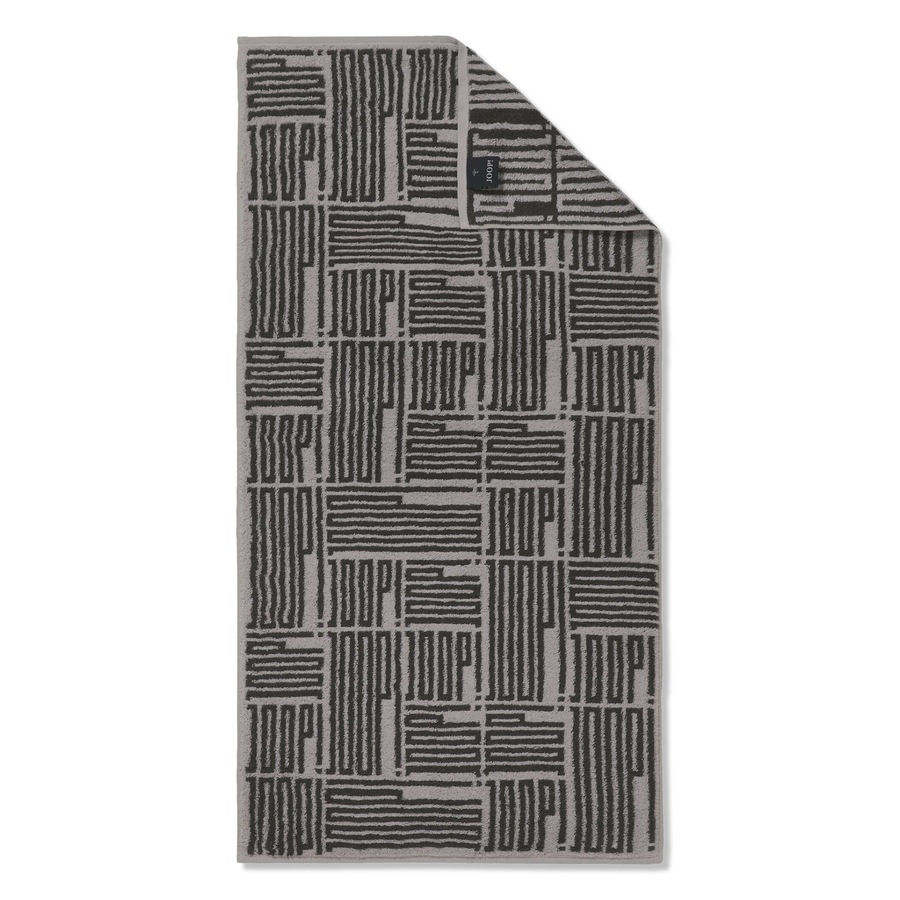 JOOP! Handtücher Bars Allover 1723 Platin - 77 Handtuch 50x100 cm