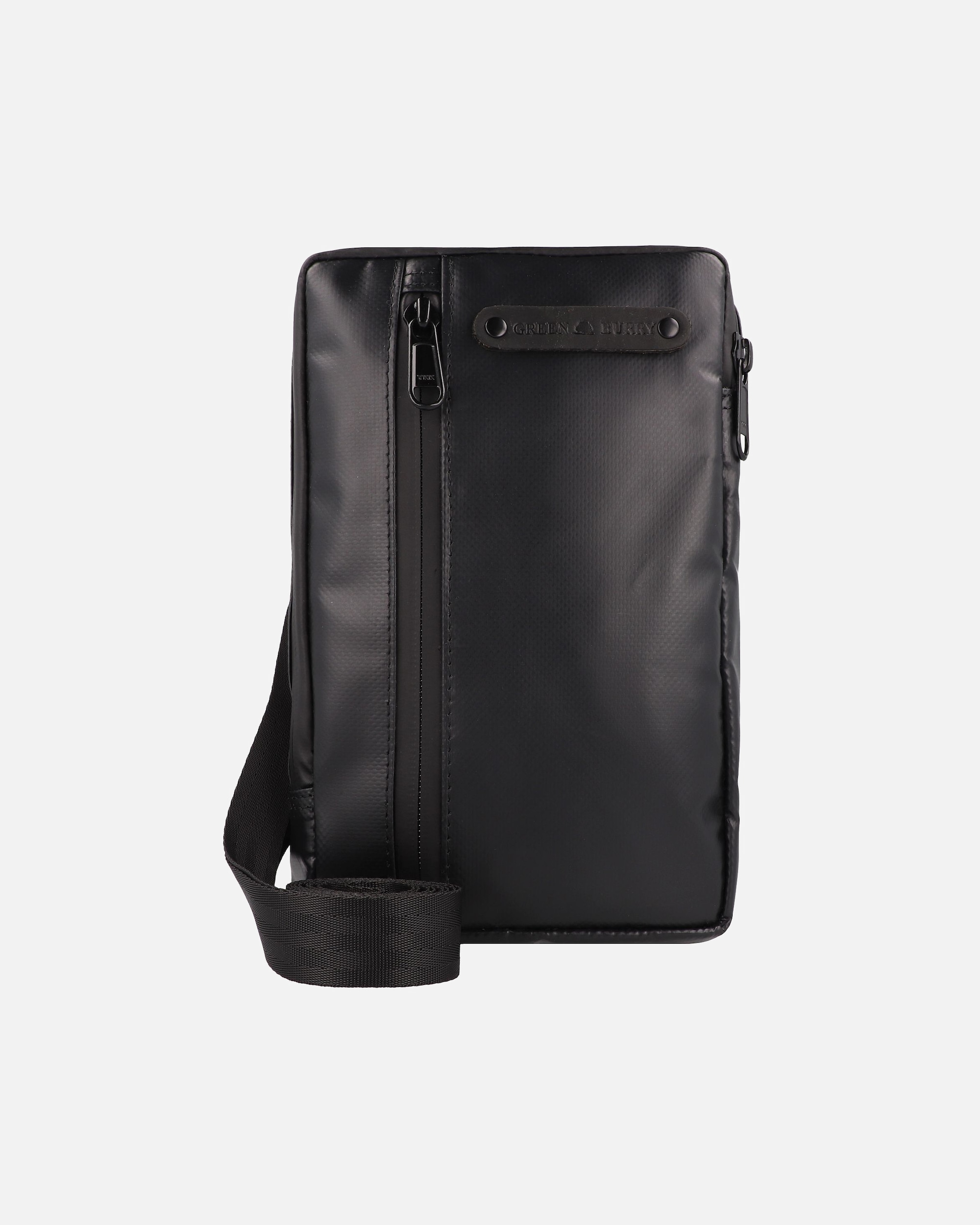 Tasche für Männlich Greenburry Upcycled Tarpaulin Minibag black