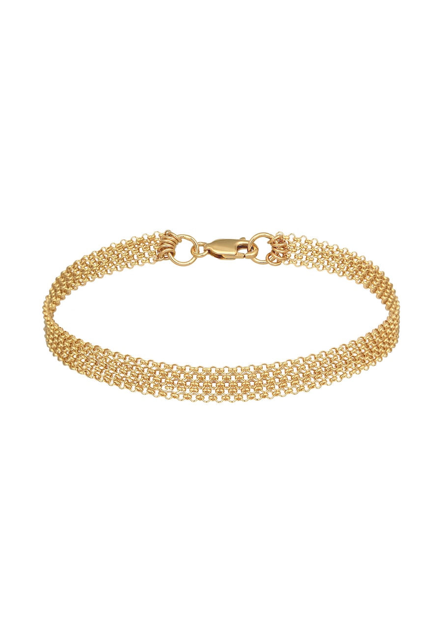 Elli 5-Lagig Basic Ketten Modern 925 Sterling Silber 20 Damen