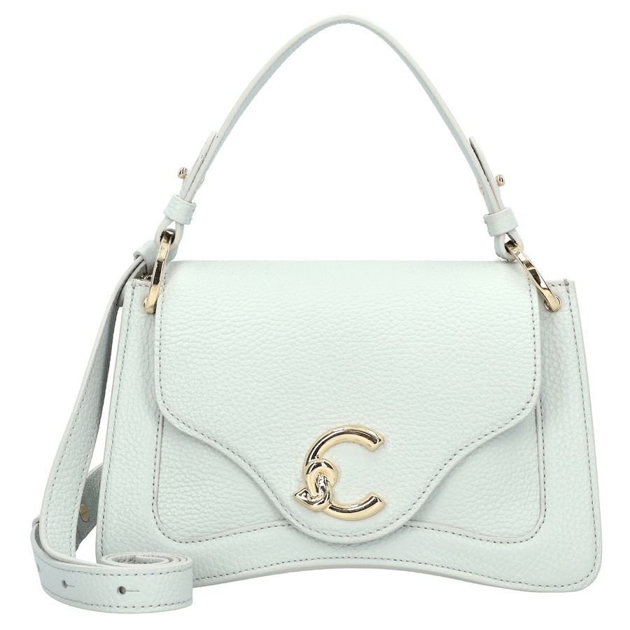 Coccinelle C-Me Schultertasche snow Grau Damen