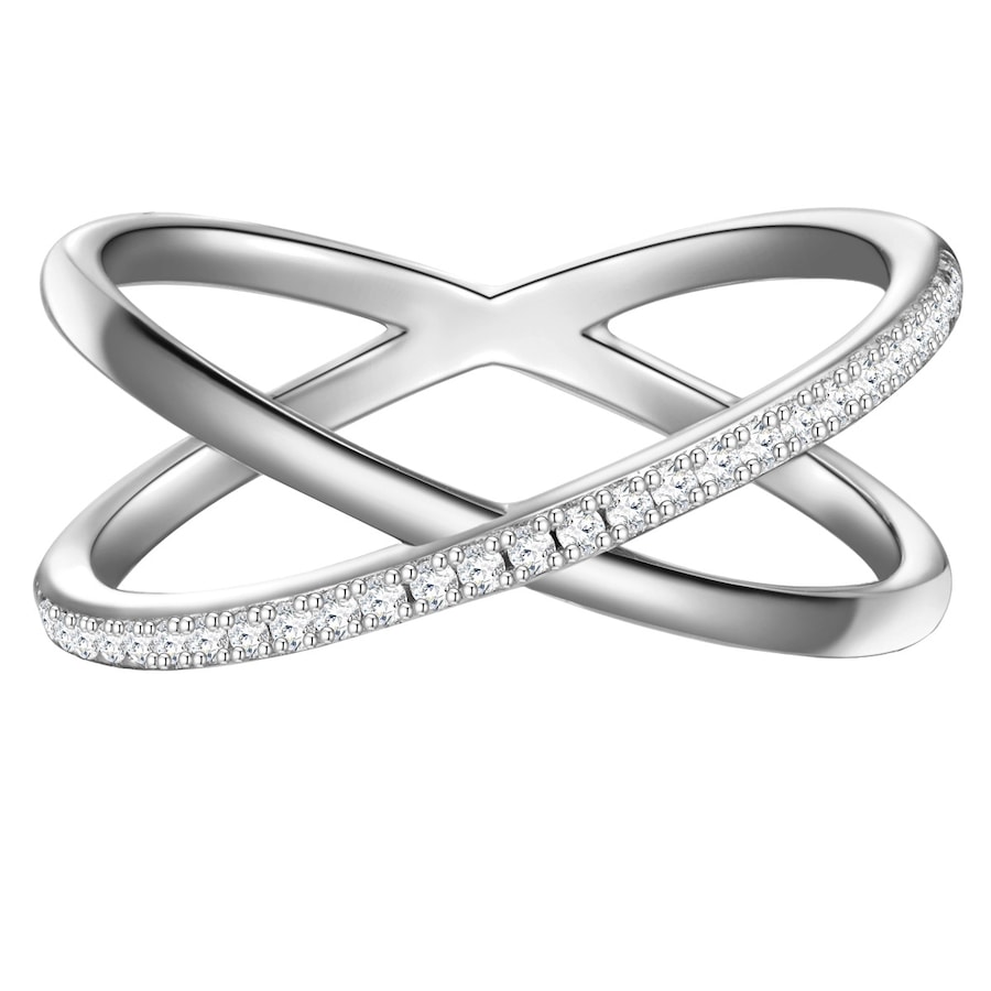 Glanzstücke München Ring aus Sterling Silber in silber mit Zirkonia 54 Damen