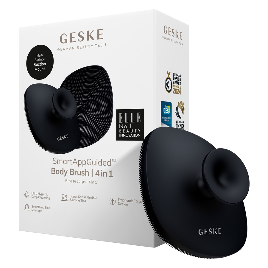 GESKE Body Brush | 4 in 1 Reinigungsbürste für den ganzen Körper Black