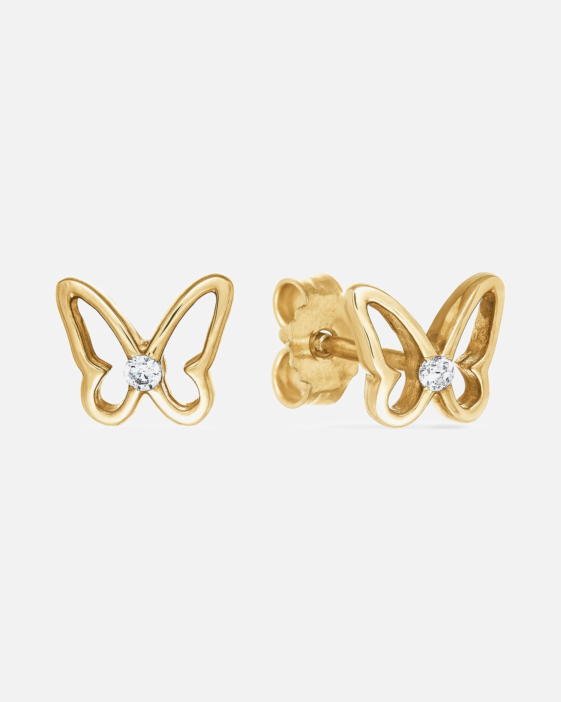 Ohrringe für Weiblich FAVS Little Friends Ohrstecker 375er Gelbgold One Size