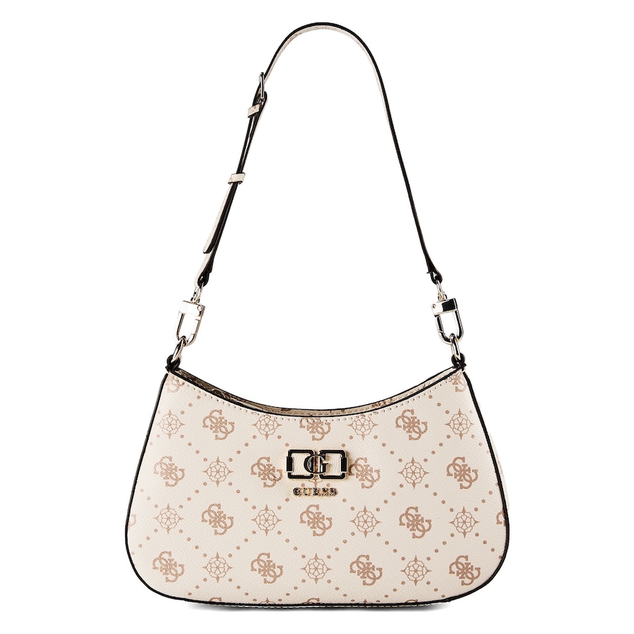 Guess Emelie Schultertasche vanilla logo Nude Damen