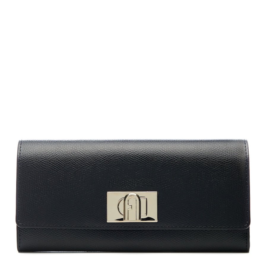 Furla 1927 Druckknopf Brieftasche SchwarzSchwarz Damen