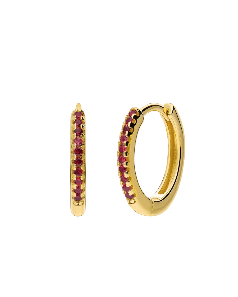 Lucardi Ohrringe - Zirkonia Damen