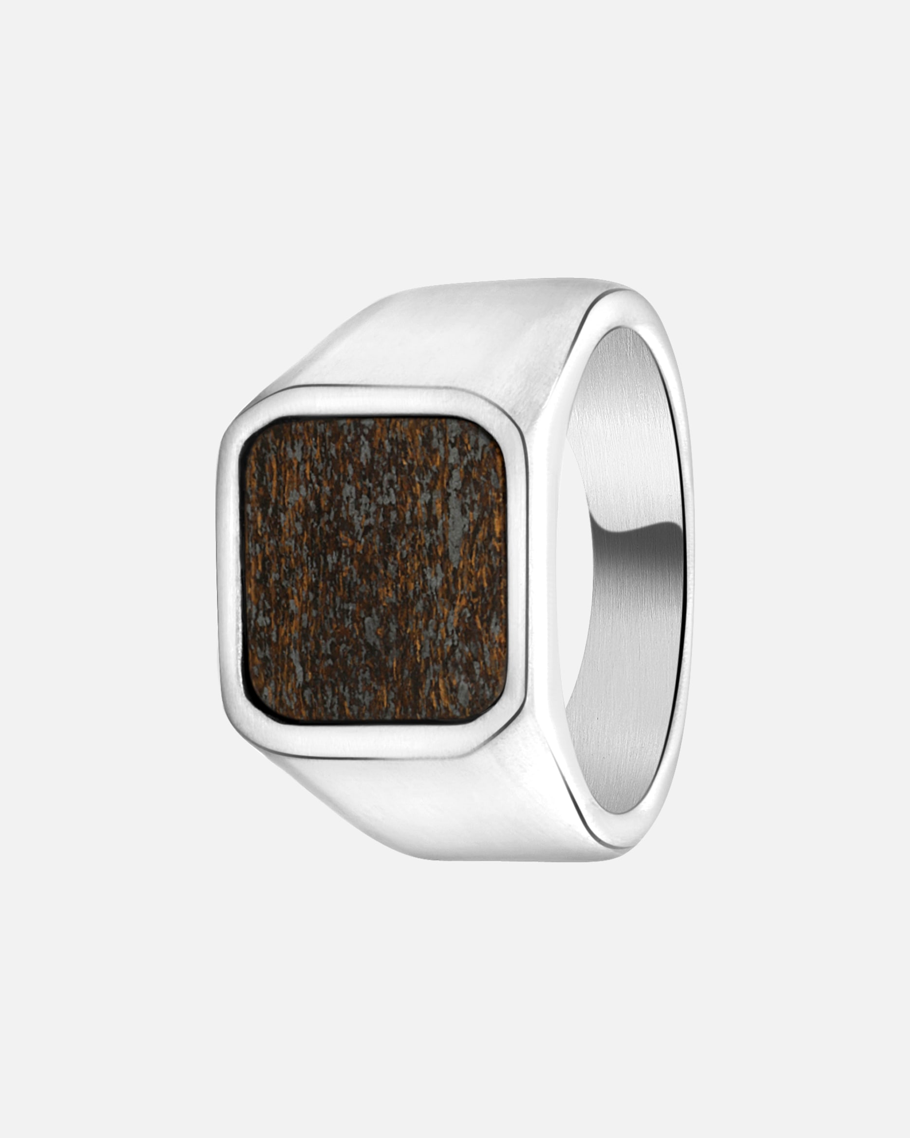 Ring für Männlich Lucardi Ringe Stahl - silbern 57mm