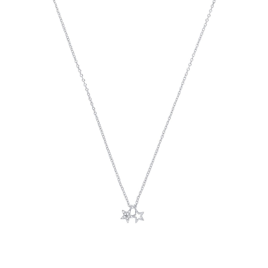 amor Kette mit Anhänger Silber Damen