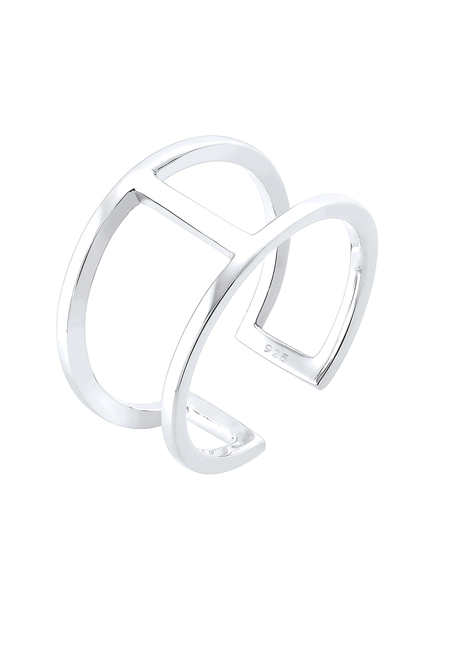 Elli Geo Minimal Trend 925 Sterling Silber silberfarben Damen