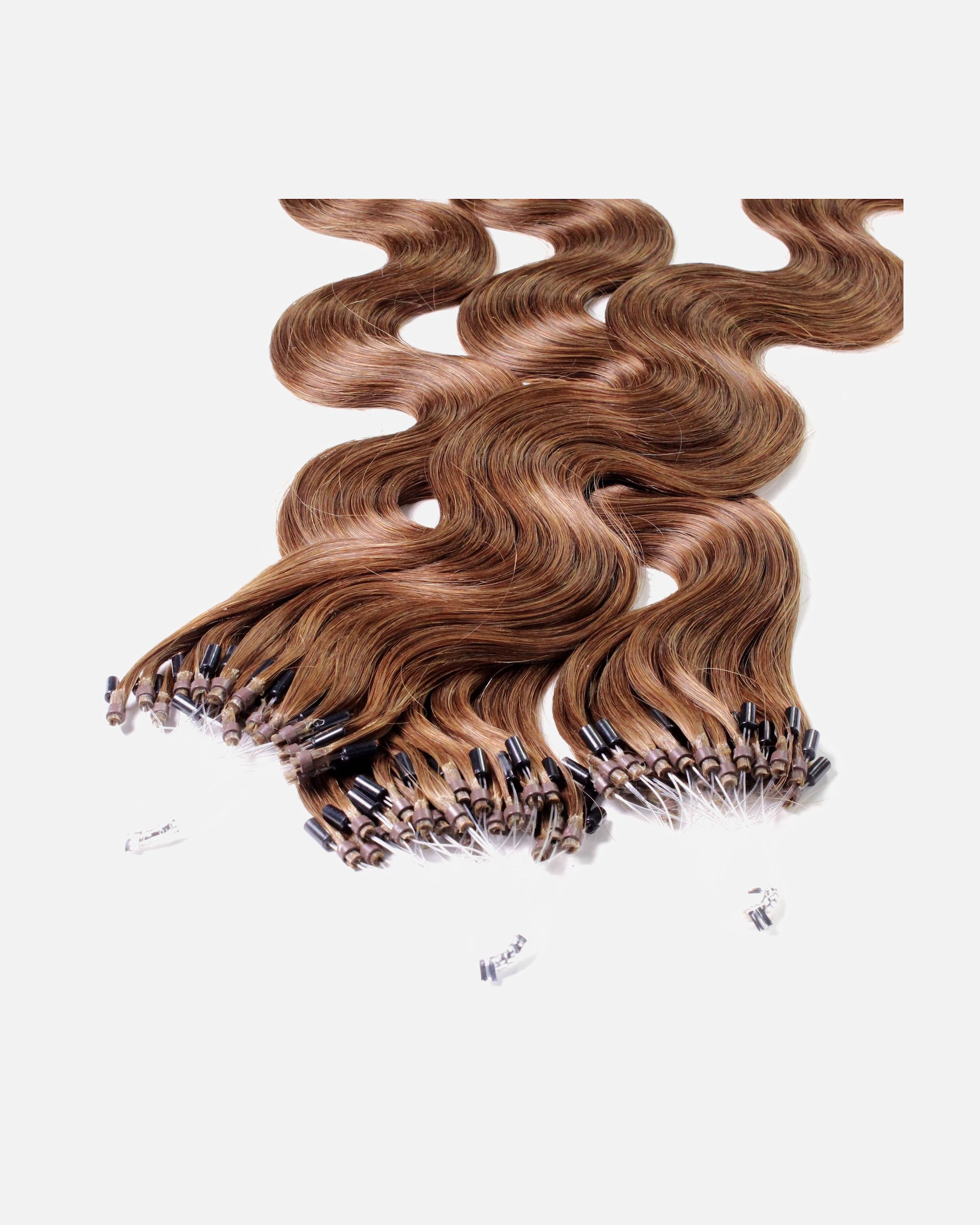 Extensions für Weiblich hair2heart Microring Extensions Echthaar #8/03 Hellblond Natur-Gold 0.5g 50cm