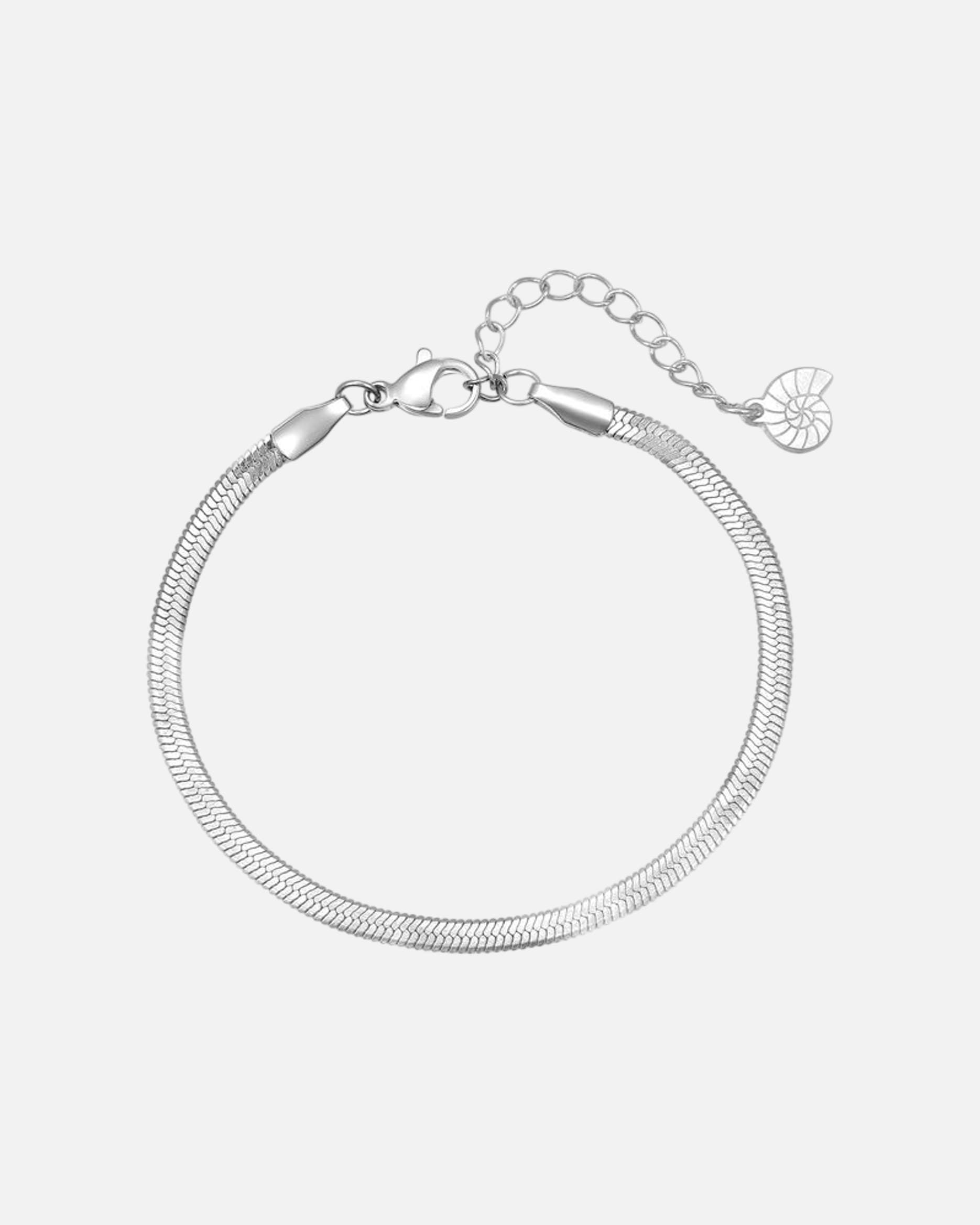Armband für Weiblich Hey Happiness Default Brand Line Schlangenarmband – aus Edelstahl 19