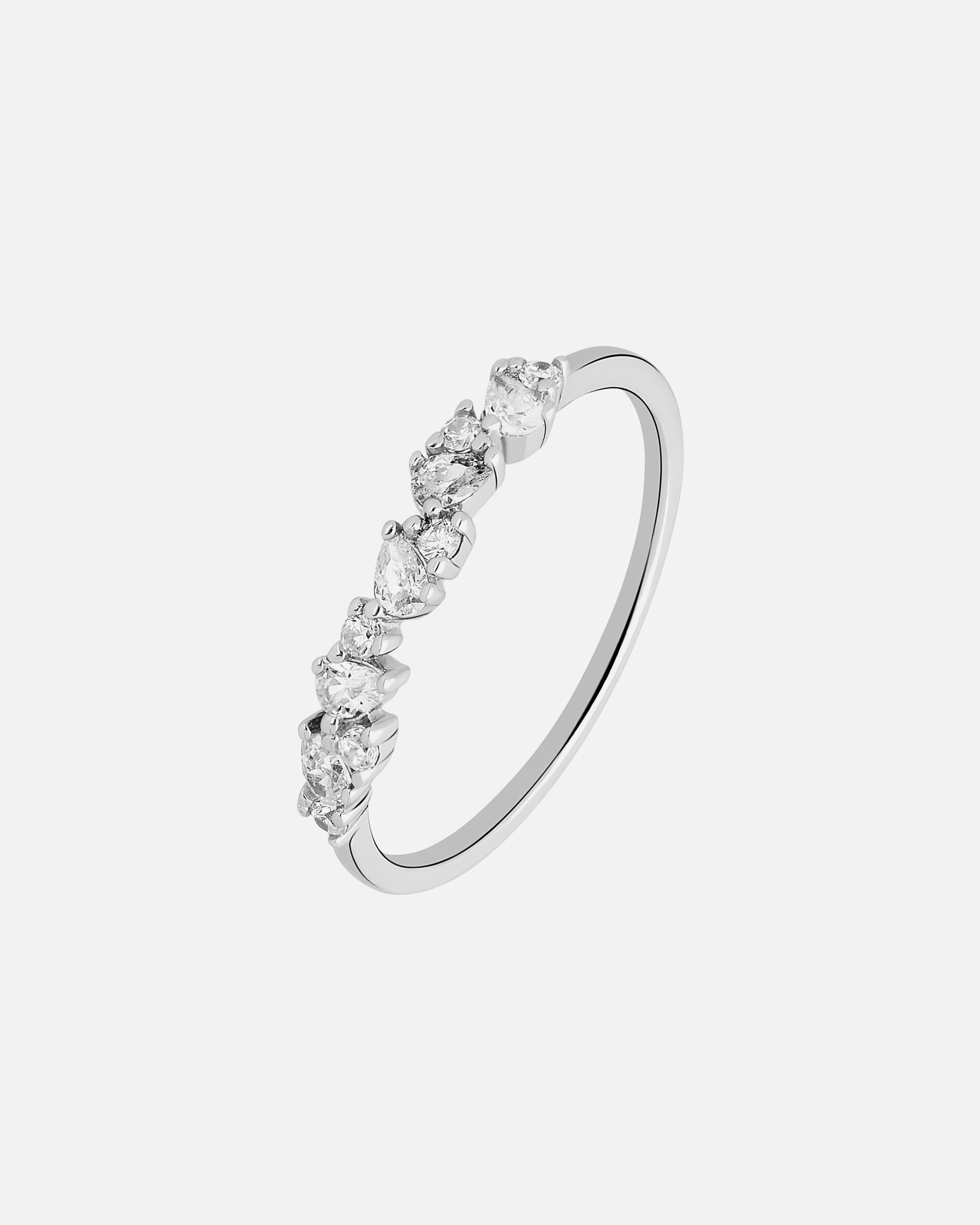Ring für Weiblich Lucardi Ring 925 Silber Silber - 49mm
