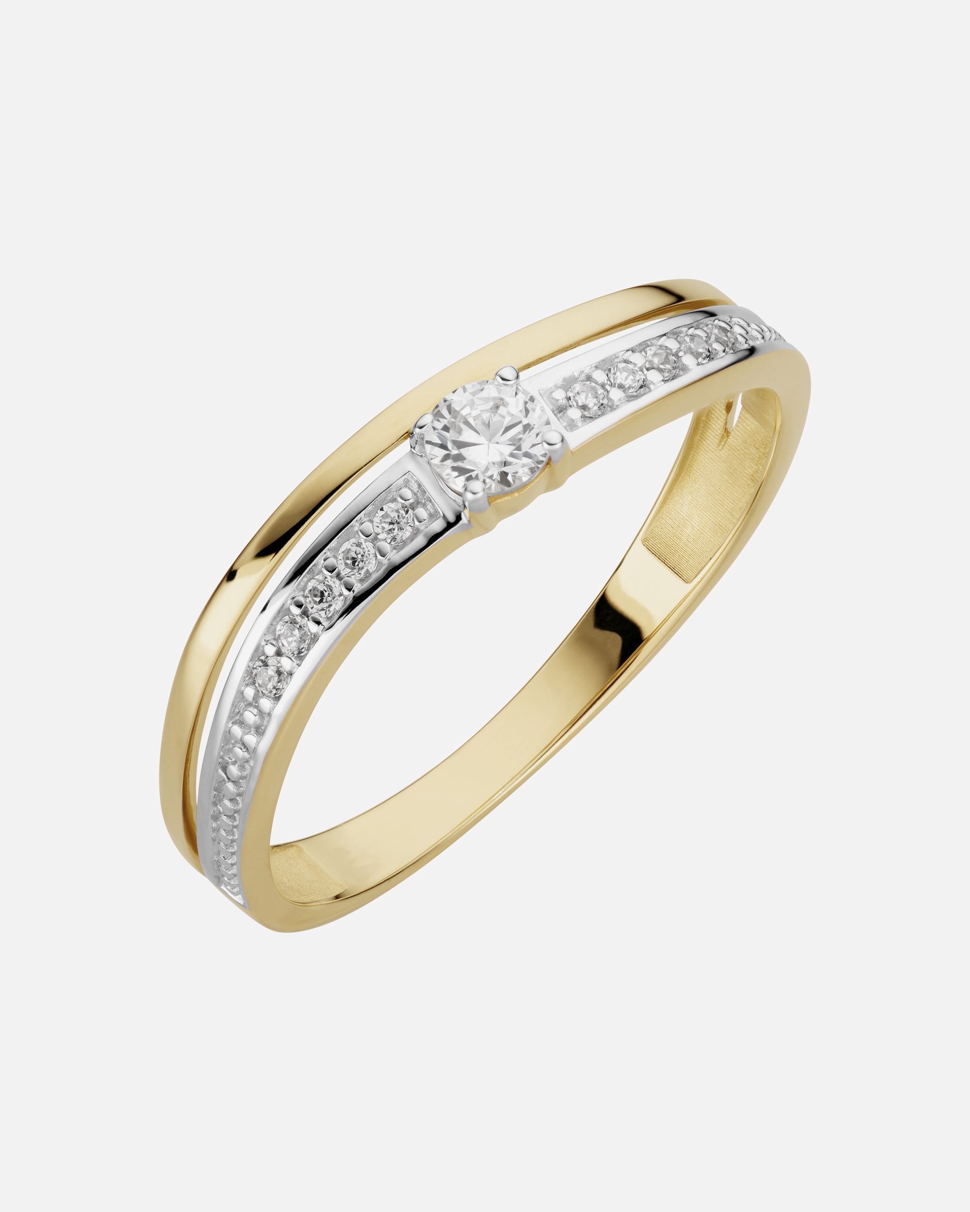 Ring für Weiblich Orolino Ring 333/- Gold Zirkonia weiß 056 (17,8)